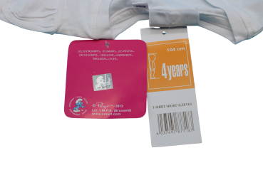 Schlumpfine T-Shirt Etiketten